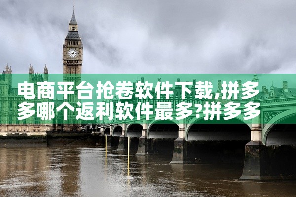 电商平台抢卷软件下载